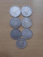 Zilveren Guldens, Postzegels en Munten, Munten | Nederland, 1 gulden, Koningin Juliana, Setje, Zilver