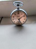 Zeldzaam Zwitserse vintage zakhorloge van "Lancyl", Overige materialen, Zakhorloge, Ophalen of Verzenden, Met ketting