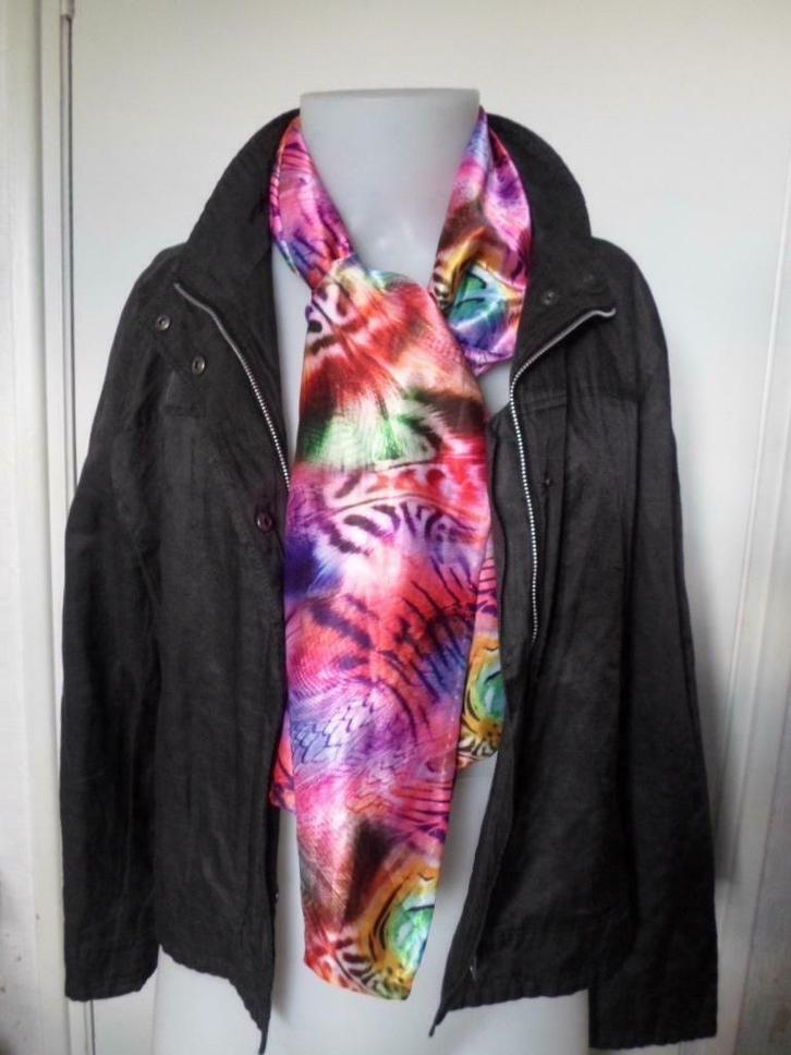 GIL BRET bruin jasje polyester/metaal maat 42, Kleding | Dames, Jasjes, Kostuums en Pakken, Zo goed als nieuw, Jasje, Maat 42/44 (L)