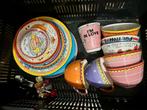 Krat met beschadigd Blond Amsterdam servies, Huis en Inrichting, Keuken | Servies, Ophalen, Gebruikt, Aardewerk, Blond Amsterdam