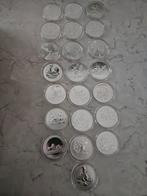 22 zilveren ounce munten disney, Ophalen of Verzenden