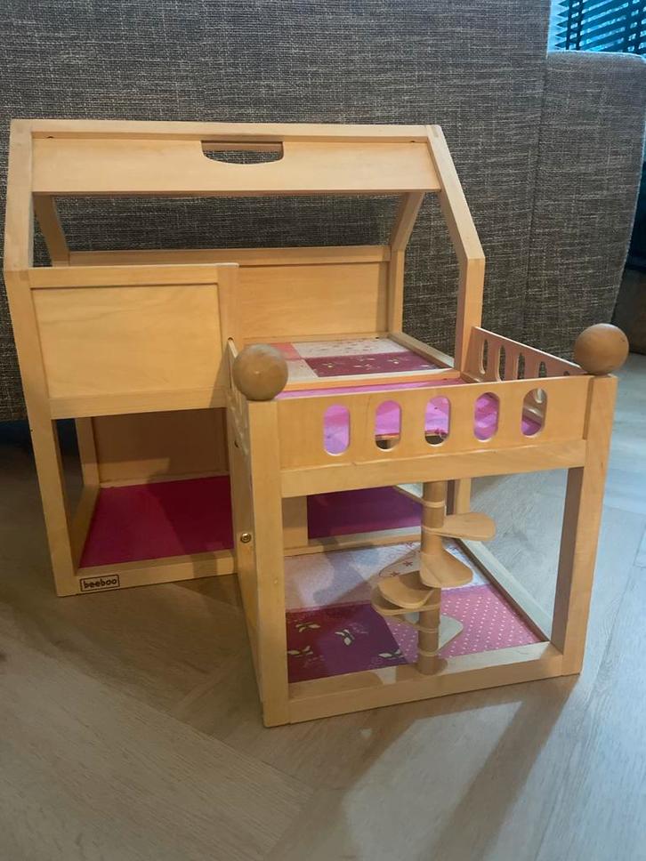 Beeboo Poppenhuis + Accessoires, Kinderen en Baby's, Speelgoed | Poppenhuizen, Gebruikt, Poppenhuis, Ophalen