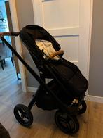 Dubatti One Kinderwagen - Zwart met Cognac, Gebruikt, Combiwagen, Met reiswieg, Ophalen