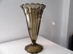 Art Deco Zeer grote Vaas Boheems, Groen/Fumee, Antiek en Kunst, Ophalen of Verzenden