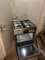 Te koop Bosch RVS Gasfornuis met Hetelucht Oven - 60 cm, Witgoed en Apparatuur, Fornuizen, Zo goed als nieuw, Gas, Vrijstaand