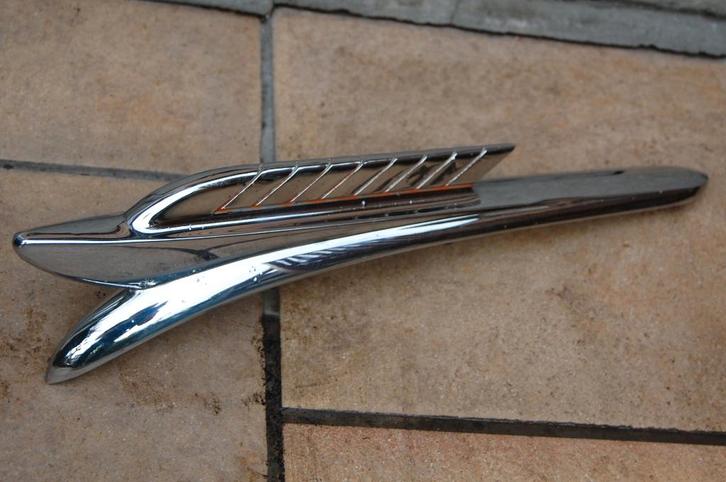 Mascotte motorkap embleem Plymouth 1954 USA Oldtimer, Antiek en Kunst, Curiosa en Brocante, Ophalen of Verzenden