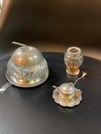 Jampotje ,lepelvaasje, thee-ei (Brocante), Antiek en Kunst, Ophalen of Verzenden