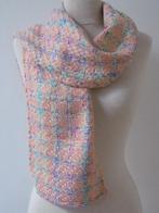 Sjaal zalm roze, om in een jas te dragen, Kleding | Dames, Ophalen of Verzenden, Nieuw, Maat 46/48 (XL) of groter, Sjaal