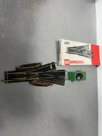 Fleischmann HO elecrtische driewegwissel 6057, Ophalen of Verzenden, Zo goed als nieuw, Gelijkstroom, Fleischmann