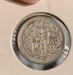 25 Cent 1940 - Wilhelmina, Zilver, 25 cent, Ophalen of Verzenden, Koningin Wilhelmina