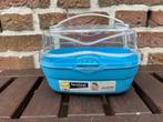 Ferplast Aladino Small - Vervoerbox- muis/hamster-blauw ZGAN, Dieren en Toebehoren, Ophalen, Zo goed als nieuw