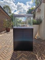 Aquarium met kast superfish wit met lamp en filterpomp, Ophalen, Zo goed als nieuw, Leeg aquarium