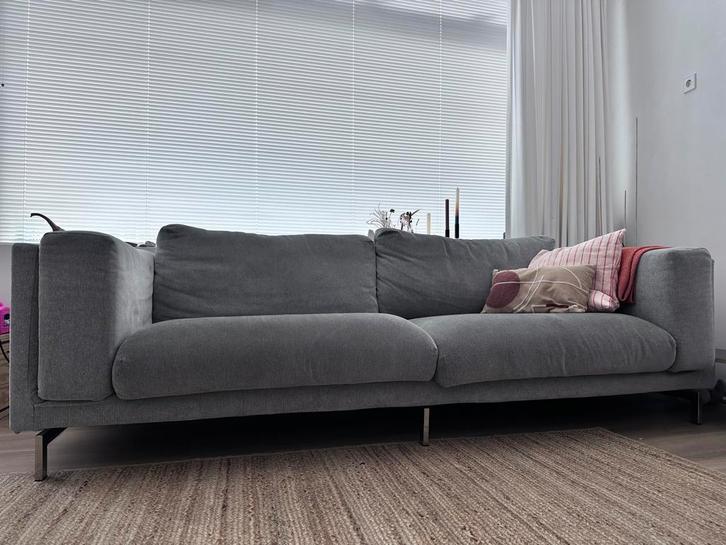 Nockeby Bank, Huis en Inrichting, Banken | Bankstellen, Gebruikt, 200 tot 250 cm, 75 tot 100 cm, Stof, Ophalen