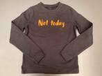 TE KOOP: mooie zwarte trui Not Today maat 158/164 ZGAN, Ophalen of Verzenden, Zo goed als nieuw, Meisje, Trui of Vest