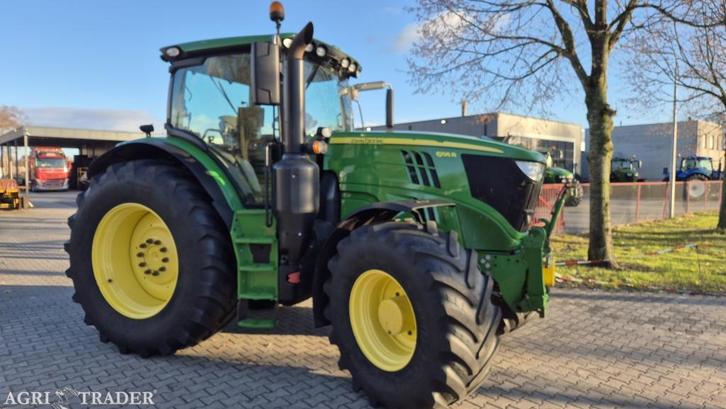 JOHN DEERE 6195R AP 50Kmh. Lucht, Fronthef en PTO, TLS, HCS,, Zakelijke goederen, Agrarisch | Tractoren, 5000 tot 7500, John Deere