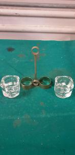 waxine houder vmet 2 glaasjes, Ophalen of Verzenden, 'T Olde Gre-j, Info@toldegrej.nl, Endepoelstraat 20f Didam