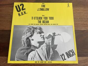 Vinyl Maxisingle U2 R.O.K. ROK Fire / Johnny Swallo EU NIEUW beschikbaar voor biedingen
