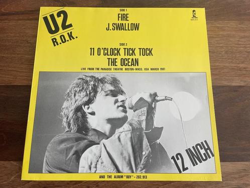 Vinyl Maxisingle U2 R.O.K. ROK Fire / Johnny Swallo EU NIEUW, Cd's en Dvd's, Vinyl Singles, Nieuw in verpakking, Maxi-single, Pop
