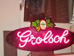 Unieke rode (!) Grolsch Neon reclame, Ophalen, Zo goed als nieuw, Lichtbak of (neon) lamp
