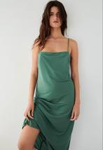 Zara jurk met open rugpand, Kleding | Dames, Jurken, Nieuw, Groen, Zara, Ophalen of Verzenden