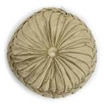 Robde Gouden velvet kussen / poef, Ophalen of Verzenden, Nieuw, Rond