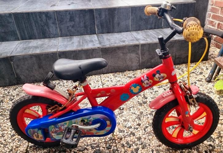 Mickey Mouse kinderfiets, Fietsen en Brommers, Fietsen | Kinderfietsjes, Zo goed als nieuw, Ophalen