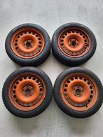Stalen velgen 16 inch met winterbanden voor Opel Corsa 5x110, Ophalen, Gebruikt, 16 inch, Banden en Velgen