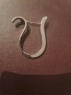 Zilveren Broche - Harp Vorm, Sieraden, Tassen en Uiterlijk, Broches, 4 tot 7 cm, Nieuw, Ophalen of Verzenden, Zilver