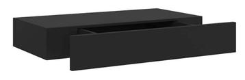 Wandplank + lade MDF zwevend zwart GRATIS VERZONDEN! beschikbaar voor biedingen