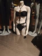 Zwarte Bikini met Ketting Riem - Fetish Beachwear, Zwart, Nieuw, Ophalen of Verzenden, Onbekend