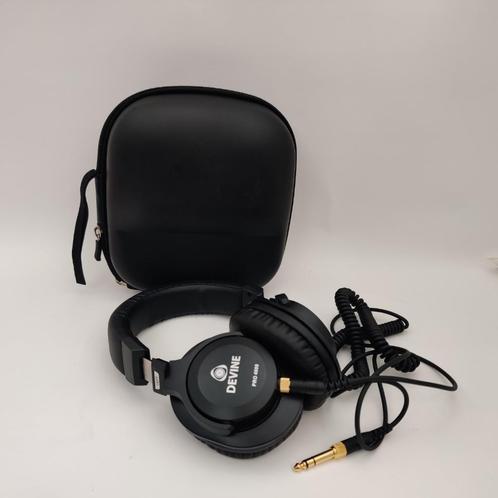 Devine pro 4000 over-ear koptelefoon + opbergcase nu €39.99, Audio, Tv en Foto, Koptelefoons, Overige merken, Ophalen of Verzenden