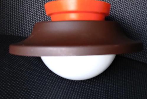 plafonnière /plafondlamp Memphis stijl > Seventies  design, Huis en Inrichting, Lampen | Plafondlampen, Gebruikt, Glas, Kunststof