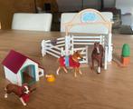 SCHLEICH 42458 Hannah's Gastpaarden en Hond Ruby, Ophalen of Verzenden, Zo goed als nieuw