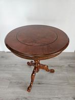 Bijzet/wijntafel, Minder dan 55 cm, Rond, Zo goed als nieuw, Hout