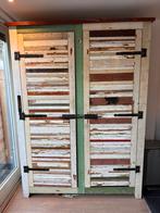 Grote sloophouten steigerhouten kast, Huis en Inrichting, Kasten | Buffetkasten, Ophalen, 50 tot 75 cm, 200 cm of meer