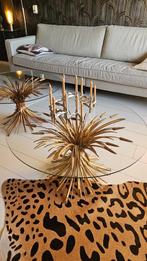 Coco Chanel tafel Hans Kogl jaren 60 2 stuks, Huis en Inrichting, Tafels | Salontafels, Ophalen, Gebruikt, Rond, 50 tot 100 cm