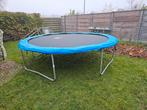 Trampoline groot rond 366 cm hoog +/- 90 cm, Ophalen, Gebruikt