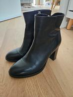 Sacha Black Leather Boots, 37, Ophalen of Verzenden, Zo goed als nieuw, Zwart