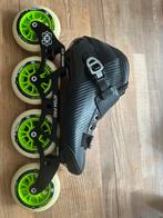 Skeelers inline met lage Schoen / Atom pro 4x100, Ophalen of Verzenden, Zo goed als nieuw, Inline skates 4 wielen, Overige merken