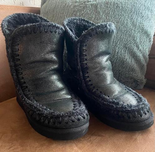 Stoere MOU laarzen, Kleding | Dames, Schoenen, Zo goed als nieuw, Lage of Enkellaarzen, Zwart, Ophalen of Verzenden