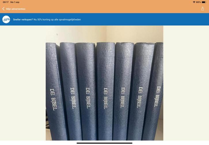 DE BIJBEL 7 SCHITTERENDE ingebonden bijbel tijdschriften !, Boeken, Godsdienst en Theologie, Zo goed als nieuw, Ophalen of Verzenden