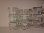 Glazen vershoudbakjes met dekstel, Huis en Inrichting, Keuken | Servies, Ophalen, Glas, Overige stijlen, Glas of Glazen