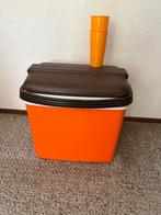 Vintage oranje curver koelbox, Ophalen of Verzenden, Gebruikt, Koelelement
