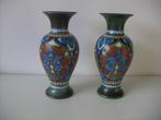 2 Zuid Holland Gouda plateel keramiek vazen jr1920. Dec. Ada, Antiek en Kunst, Antiek | Vazen, Ophalen of Verzenden
