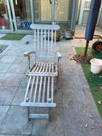 deckchair, Tuin en Terras, Ligbedden, Ophalen, Zo goed als nieuw, Hout, Verstelbaar