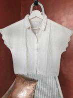 Zara - Blouse top broderie wit - mt 164, Kinderen en Baby's, Kinderkleding | Maat 164, Overhemd of Blouse, Zo goed als nieuw, Zara