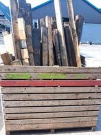 Oude beschoeing, Doe-het-zelf en Verbouw, Hout en Planken, Ophalen, Gebruikt, 50 mm of meer, Balk