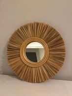 Handgemaakte rattan spiegel uit Bali, Huis en Inrichting, Minder dan 50 cm, Rond, Nieuw, Ophalen of Verzenden