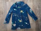 Donkerblauwe jas met bloemen - Petit Louie - Maat 110-116,, Kinderen en Baby's, Meisje, Gebruikt, Ophalen of Verzenden, Petit Louie