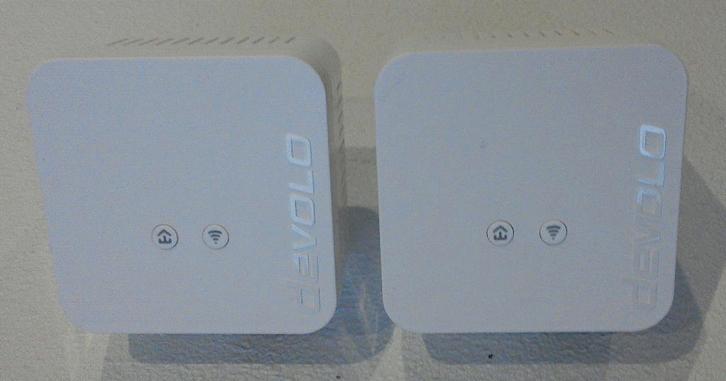 Devolo dLAN 550 mini WiFi extenders 2x, Computers en Software, WiFi-versterkers, Zo goed als nieuw, Ophalen of Verzenden